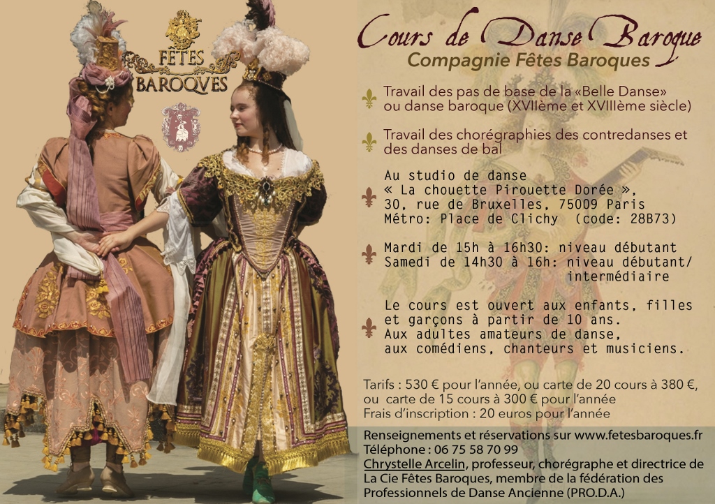 Cours de danse baroque