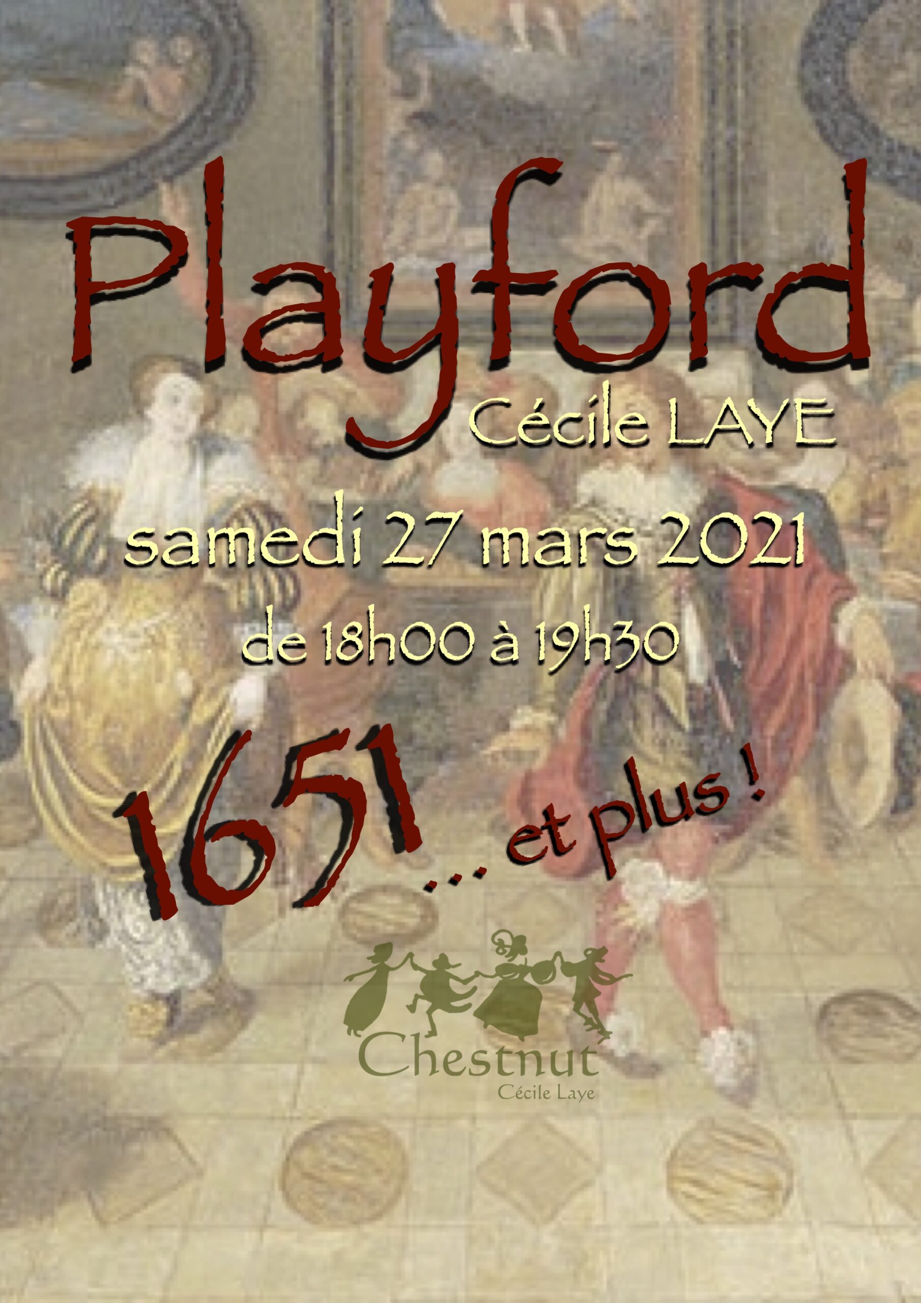 Online lecture / Playford 1651 ... and more ! (2/3)
